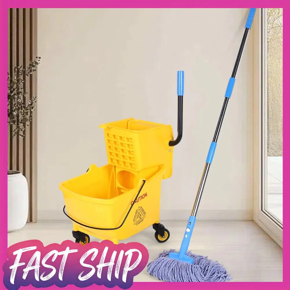 24-литровое ведро для уборки отелей с колесами и отжимом воды, многофункциональная тележка-ведро для швабры, инструмент для мытья полов
24-литровое ведро для уборки отелей с колесами и отжимом воды, многофункциональная тележка-ведро для швабры, инструмент для мытья полов