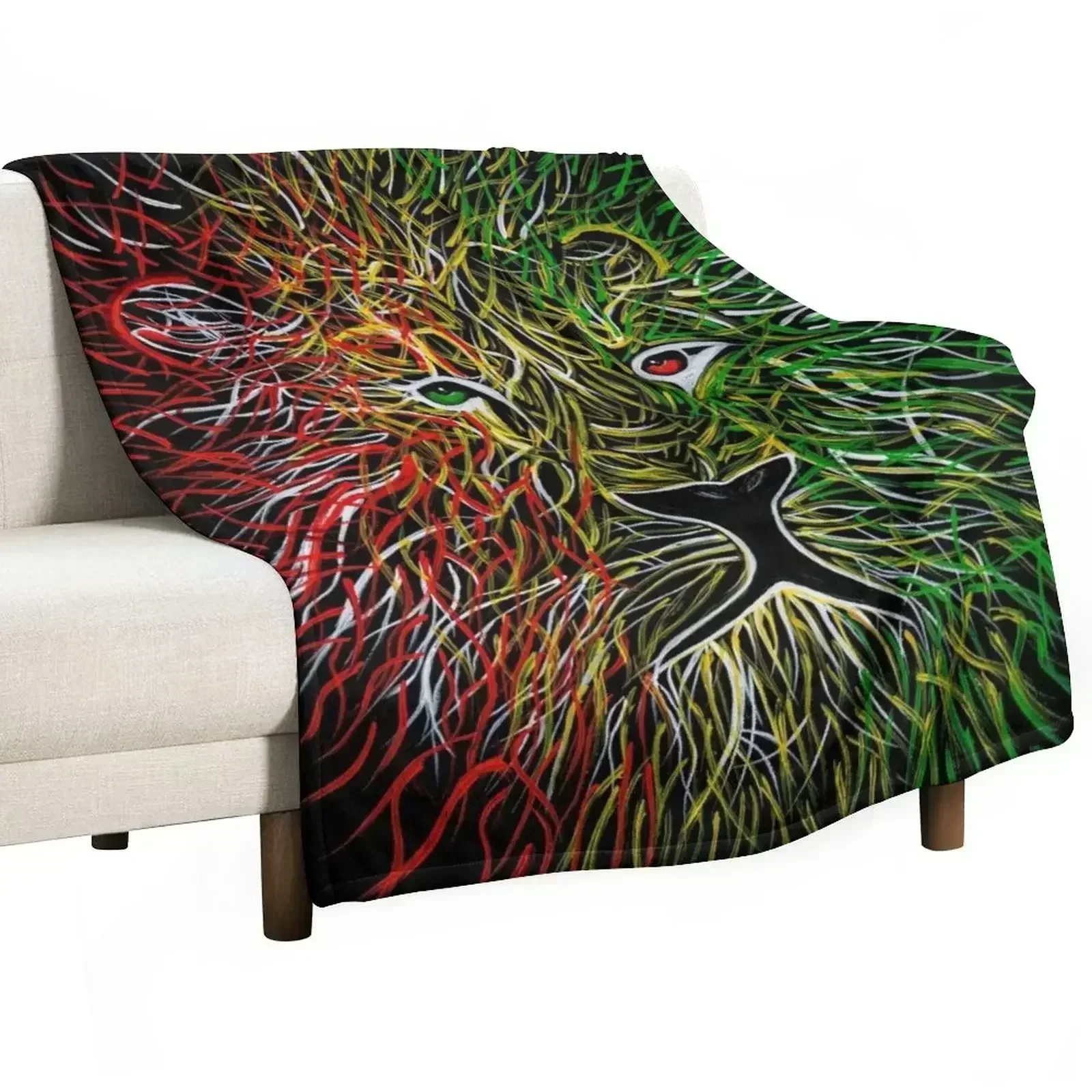Rasta Lion Throw Blanket Year Round Soft Comfortable Blanket for Home
Rasta Lion Throw Blanket Year Round Soft Comfortable Blanket for Home