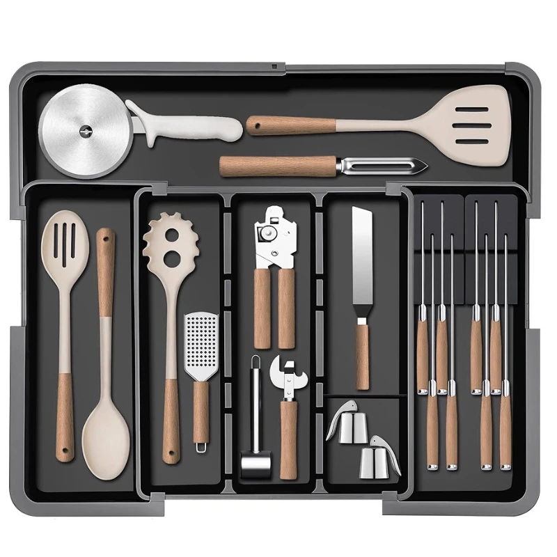 Adjustable Kitchen Drawer Organizer Eco-Friendly Anti-Mold Cutlery Divider Multi-Functional Stationery Makeup Storage Box Best
Adjustable Kitchen Drawer Organizer Eco-Friendly Anti-Mold Cutlery Divider Multi-Functional Stationery Makeup Storage Box Best
