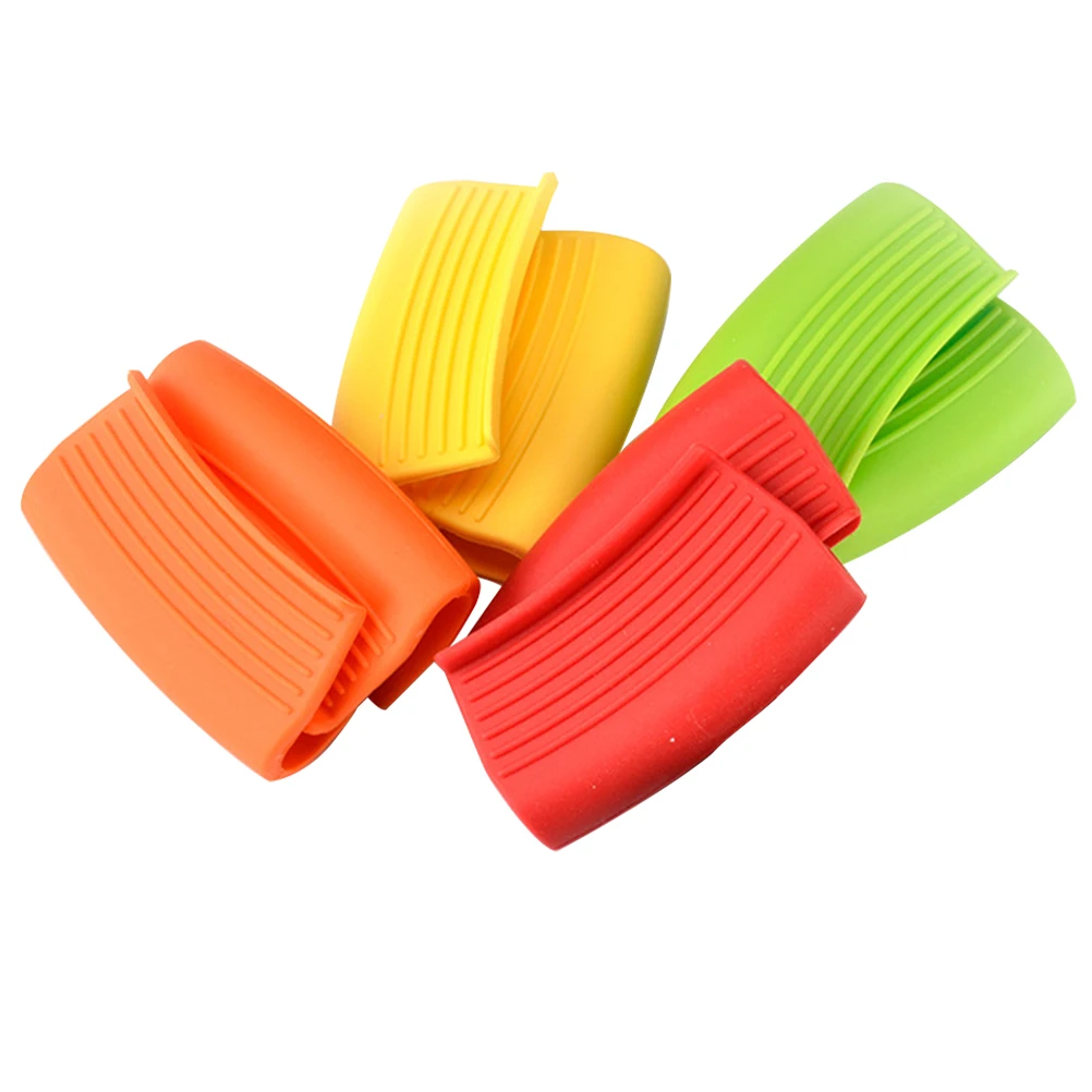 4 Pairs Ear Clip Heat-Resistant Pot Handle Clip Heat-resistant Silicone Cover Anti-scald Stew Pot Handle Kitchen Gadgets
4 Pairs Ear Clip Heat-Resistant Pot Handle Clip Heat-resistant Silicone Cover Anti-scald Stew Pot Handle Kitchen Gadgets
