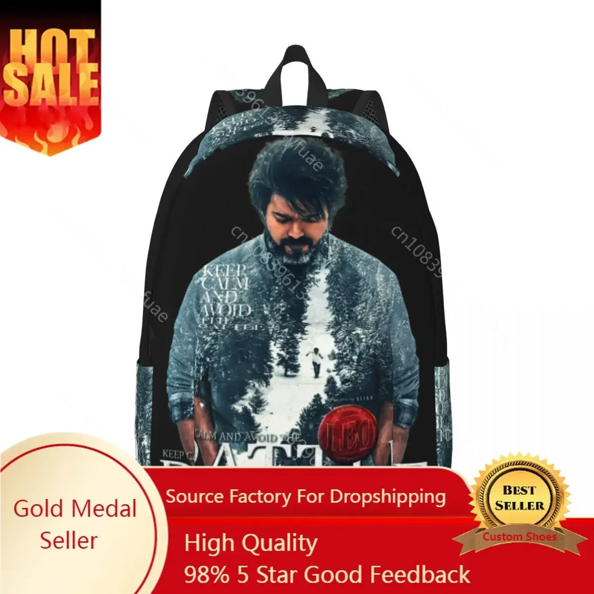 Leo Movie Backpack Vijay Kawaii Backpacks Women Men Cycling Large School Bags High Quality Rucksack
Leo Movie Backpack Vijay Kawaii Backpacks Women Men Cycling Large School Bags High Quality Rucksack
