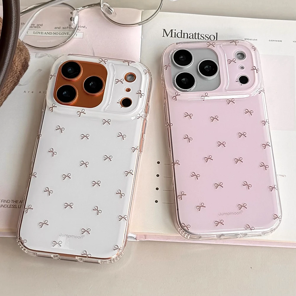 Full-Screen Cute Bowknot Phone Case for iPhone 16 15 14 Pro Max 13 Shockproof Protective Lovely Soft Cover for iphone 17promax
Full-Screen Cute Bowknot Phone Case for iPhone 16 15 14 Pro Max 13 Shockproof Protective Lovely Soft Cover for iphone 17promax