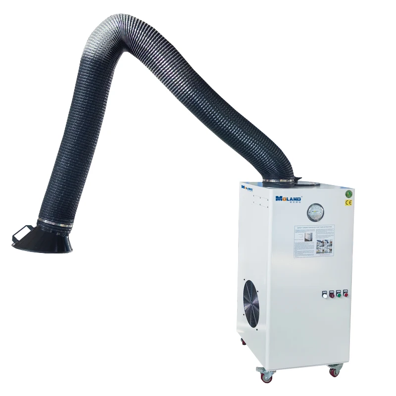 2800 CMH Mobile Welding Fume Extractor with Flexible Arm CE Approved Fume Dust Collector
2800 CMH Mobile Welding Fume Extractor with Flexible Arm CE Approved Fume Dust Collector