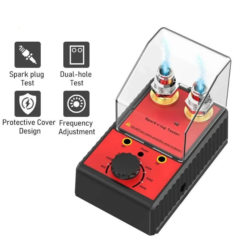 Car Spark Plug Tester Double Hole Spark Plug Analyzer 110V 220V Ignition System Analyzer Automotive Diagnostic Tool
Car Spark Plug Tester Double Hole Spark Plug Analyzer 110V 220V Ignition System Analyzer Automotive Diagnostic Tool