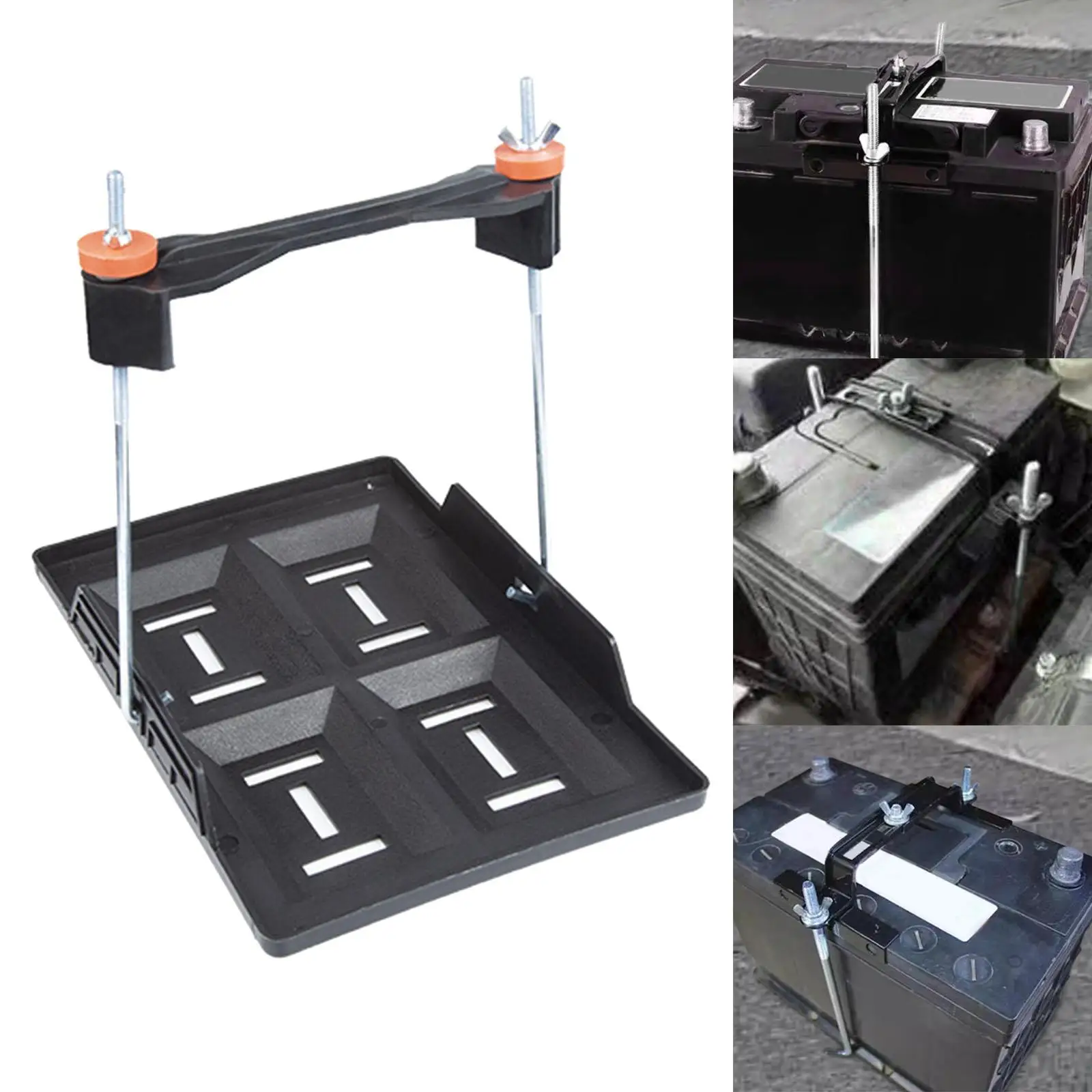 Car Battery Tray Bracket Battery Support Bracket for Rvs Vehicles Boats,Metal Battery Holder Tray Recessed Slot Bracket
Car Battery Tray Bracket Battery Support Bracket for Rvs Vehicles Boats,Metal Battery Holder Tray Recessed Slot Bracket