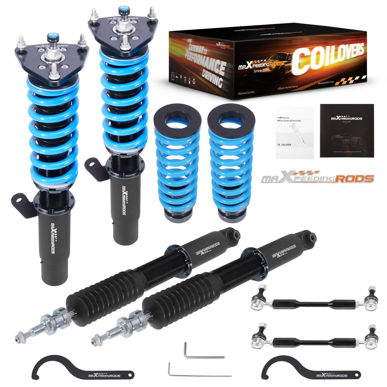 MaXpeedingrods 24-Level Coilovers Suspension Kit for VW Atlas (CA) 2018-2022 Twin -tube Shock Struts Daily Use
MaXpeedingrods 24-Level Coilovers Suspension Kit for VW Atlas (CA) 2018-2022 Twin -tube Shock Struts Daily Use