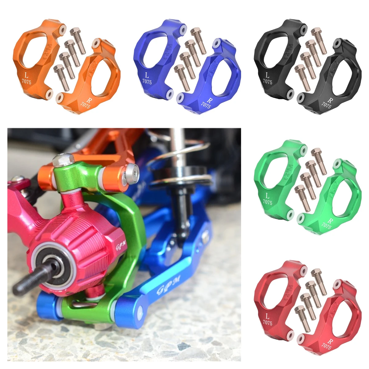 GPM Alloy 7075 Front C-Hubs For TRAXXAS Maxx 1.0 W/Widemaxx 2. 0 Maxx Slash 1/8 102076-4
GPM Alloy 7075 Front C-Hubs For TRAXXAS Maxx 1.0 W/Widemaxx 2. 0 Maxx Slash 1/8 102076-4
