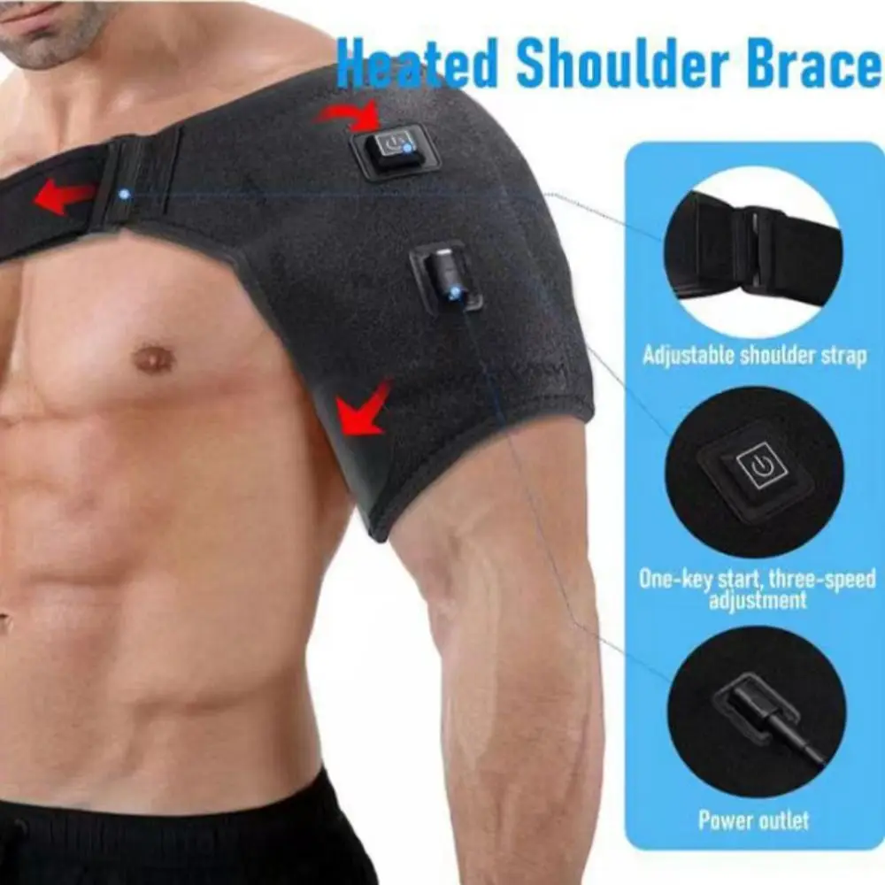 Keep Warm Electric Heating Shoulder Brace Joint Warmth Hot Compress Heated Shoulder Wrap Strap Shoulder Massage Support Belt 
Keep Warm Electric Heating Shoulder Brace Joint Warmth Hot Compress Heated Shoulder Wrap Strap Shoulder Massage Support Belt
