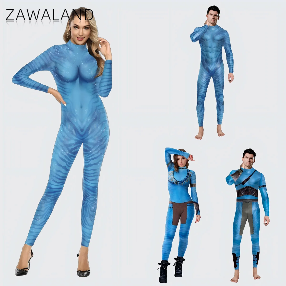 Avatar Movie Cosplay Costume Man Woman Long Sleeve Print Jumpsuit Halloween Performance Bodysuit Carnival Festival Party Outfits
Avatar Movie Cosplay Costume Man Woman Long Sleeve Print Jumpsuit Halloween Performance Bodysuit Carnival Festival Party Outfits