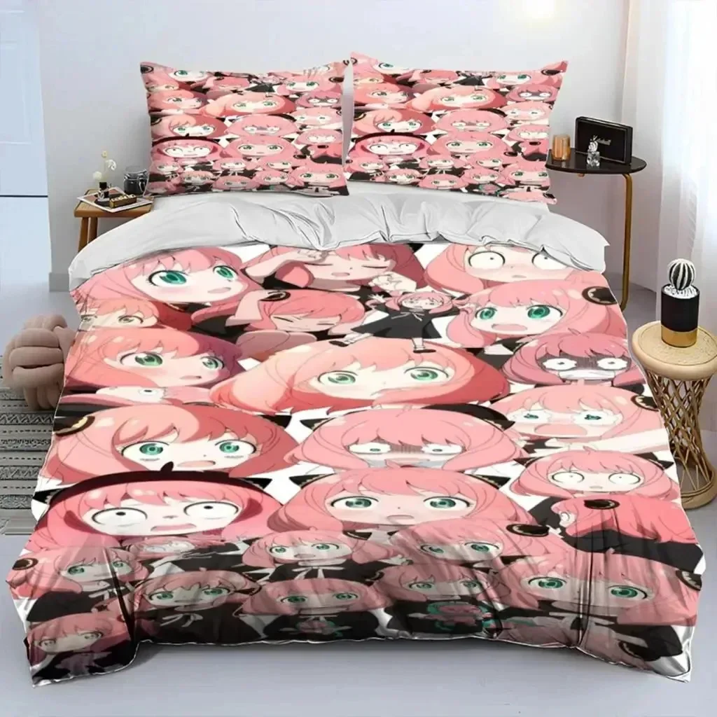 Anime SPY×FAMILY Anya Comfortable Duvet Quilt Cover Pillowcase Bedding Set Children Bedroom Decoration Home Textile
Anime SPY×FAMILY Anya Comfortable Duvet Quilt Cover Pillowcase Bedding Set Children Bedroom Decoration Home Textile