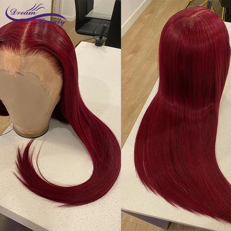 Red Colored Human Hair Wigs For Women Red Full Lace Wigs Straight 180% Brazilian Remy Colored 360 Lace Front Wig Baby Hair
Red Colored Human Hair Wigs For Women Red Full Lace Wigs Straight 180% Brazilian Remy Colored 360 Lace Front Wig Baby Hair