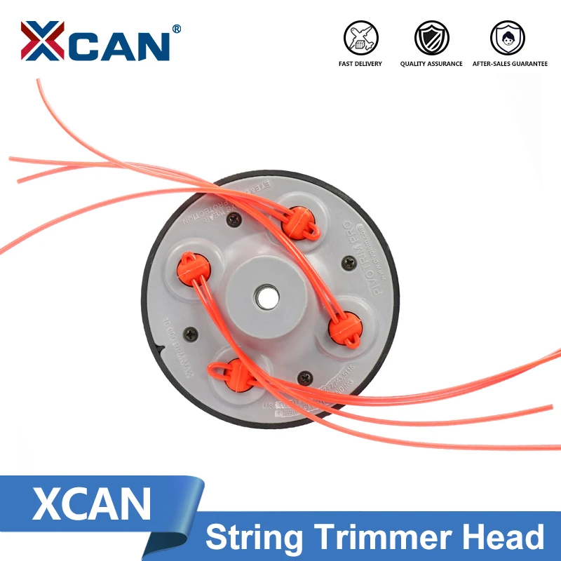 XCAN 1pc Grass Trimmer Head 4 Lines Bump Speed Feed String Trimmer Head For Lawn Mower Brush Cutter Accessories
XCAN 1pc Grass Trimmer Head 4 Lines Bump Speed Feed String Trimmer Head For Lawn Mower Brush Cutter Accessories