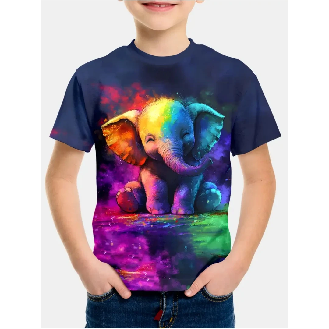T-Shirt for a Boy Dinosaur Print Boys Tshirt Short Sleeve Fashion Children's Clothing Casual Round Neck Streetwear Boys Clothes
T-Shirt for a Boy Dinosaur Print Boys Tshirt Short Sleeve Fashion Children's Clothing Casual Round Neck Streetwear Boys Clothes