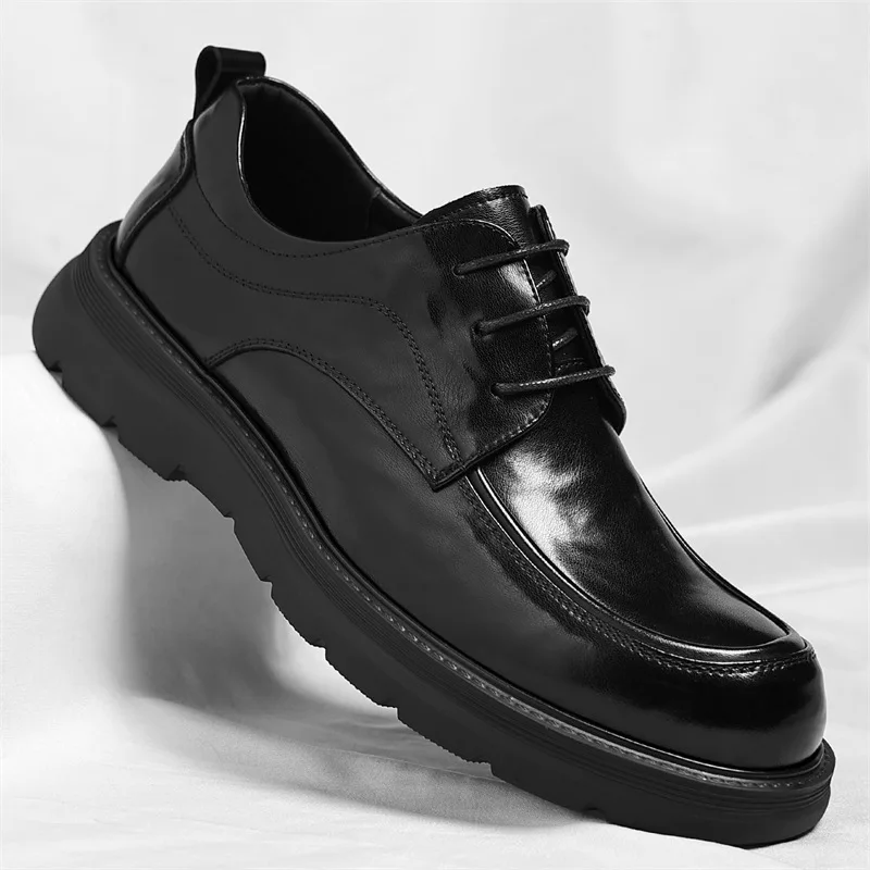 Spring Autumn New Designer Dress Shoes for Men Fashion Casual Lace Leather Shoes Male Korean Lace Wedding Shoes Man
Spring Autumn New Designer Dress Shoes for Men Fashion Casual Lace Leather Shoes Male Korean Lace Wedding Shoes Man