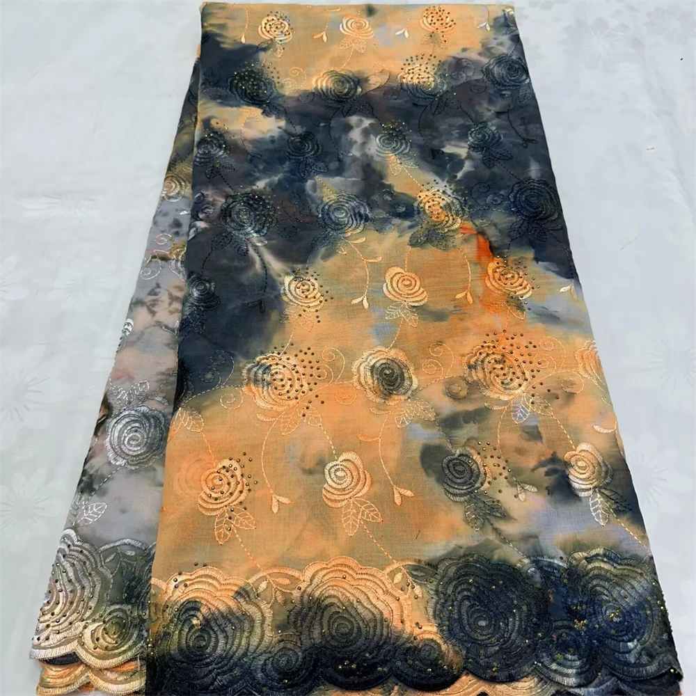 African Lace & Swiss Voile Embroidery 2025 Tie-dye 100% Cotton Lace Fabric for Wedding, Party Dresses 5 Yards
African Lace & Swiss Voile Embroidery 2025 Tie-dye 100% Cotton Lace Fabric for Wedding, Party Dresses 5 Yards
