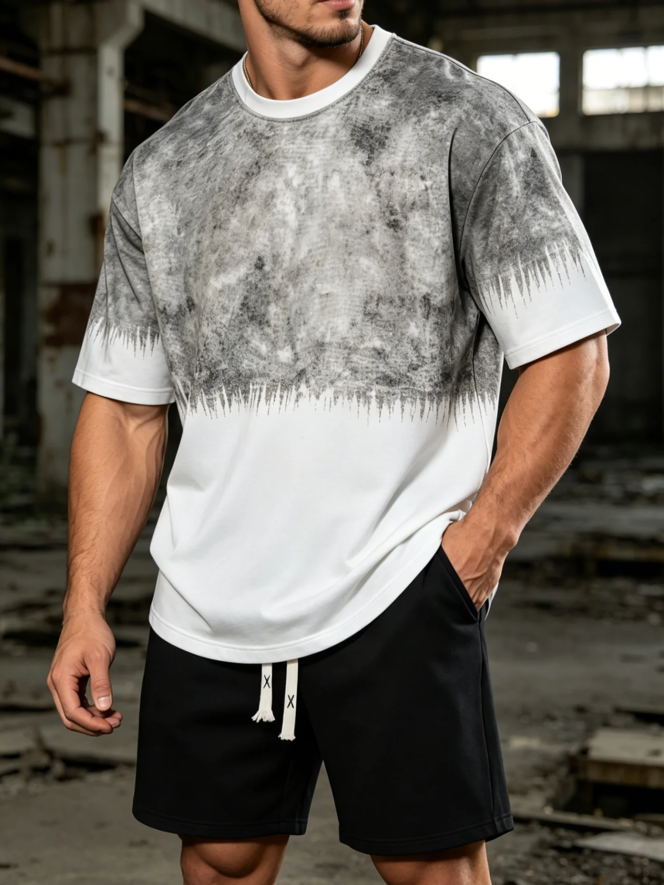 Men's T-shirt and Shorts Set, Made Of Skin-friendly, Soft, Breathable, and Cool-feeling Fabric
Men's T-shirt and Shorts Set, Made Of Skin-friendly, Soft, Breathable, and Cool-feeling Fabric
