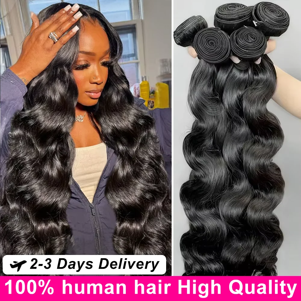 16A Loose Body Wave Bundles 100% Human Hair Brazilian Virgin Weave Hair 3 4Pcs Raw Hair Natural Black Extensions Quality Bundles
16A Loose Body Wave Bundles 100% Human Hair Brazilian Virgin Weave Hair 3 4Pcs Raw Hair Natural Black Extensions Quality Bundles