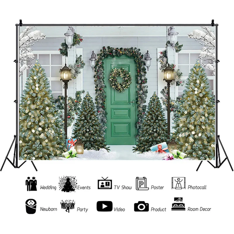 Vinyl Custom Christmas Tree Window Candy Photography Backdrop Wooden Doors Snowman Cinema Pine New Year Background Prop LA-38
Vinyl Custom Christmas Tree Window Candy Photography Backdrop Wooden Doors Snowman Cinema Pine New Year Background Prop LA-38