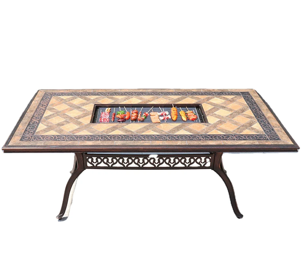 Aluminum Die Casting Ceramic Grill Table Barbecue Electric Grill Table
Aluminum Die Casting Ceramic Grill Table Barbecue Electric Grill Table