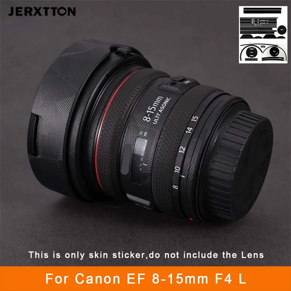 EF 8-15 4 L Camera Lens Sticker for Canon EF 8-15mm F4 L Coat Wraps Film Protective Vinyl Decal Skin
EF 8-15 4 L Camera Lens Sticker for Canon EF 8-15mm F4 L Coat Wraps Film Protective Vinyl Decal Skin