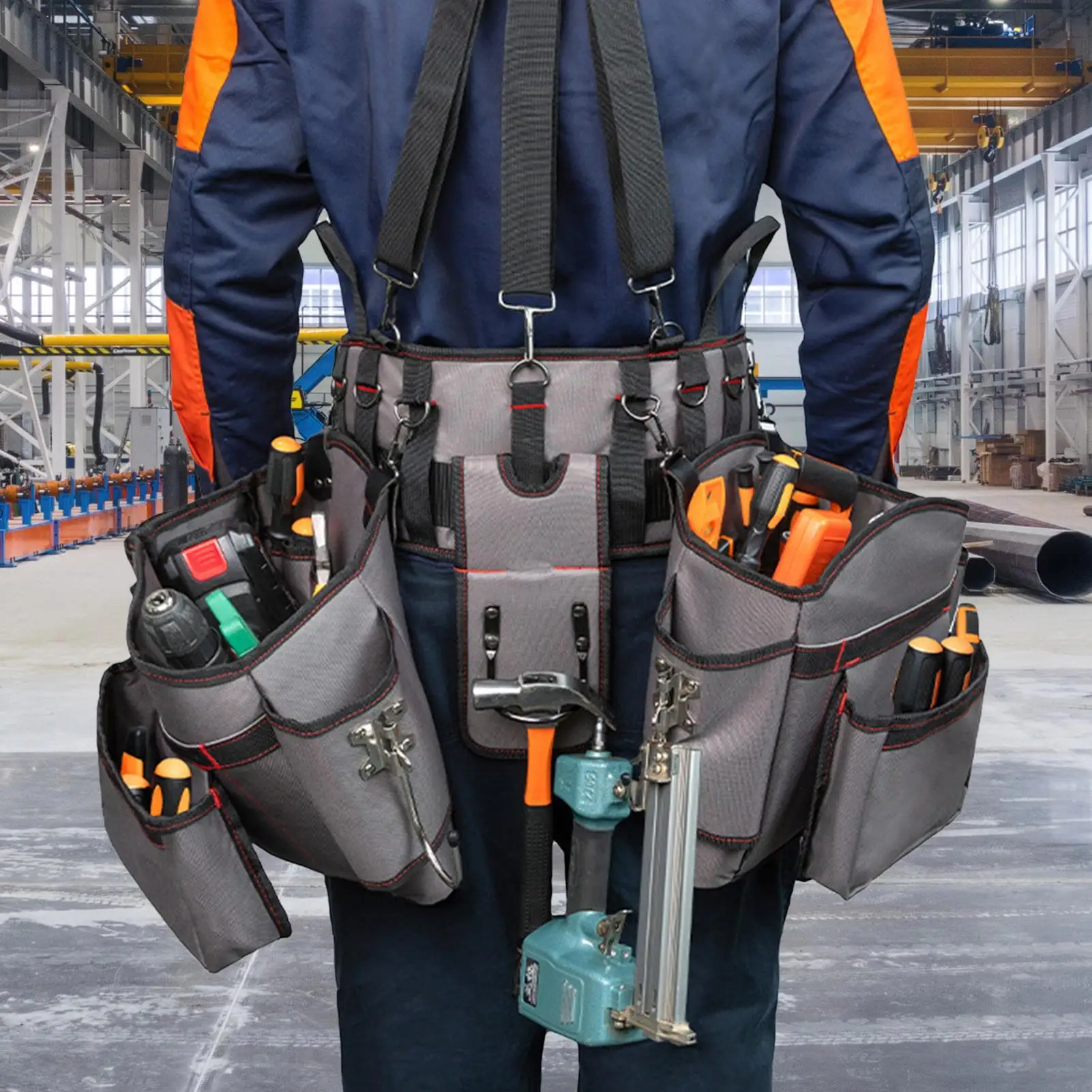 Gardening Tool Bag Electrician Tool Bag Strap Belt Combined Tool Bag Multi-Functional Equipment Universal for All Sizes
Gardening Tool Bag Electrician Tool Bag Strap Belt Combined Tool Bag Multi-Functional Equipment Universal for All Sizes