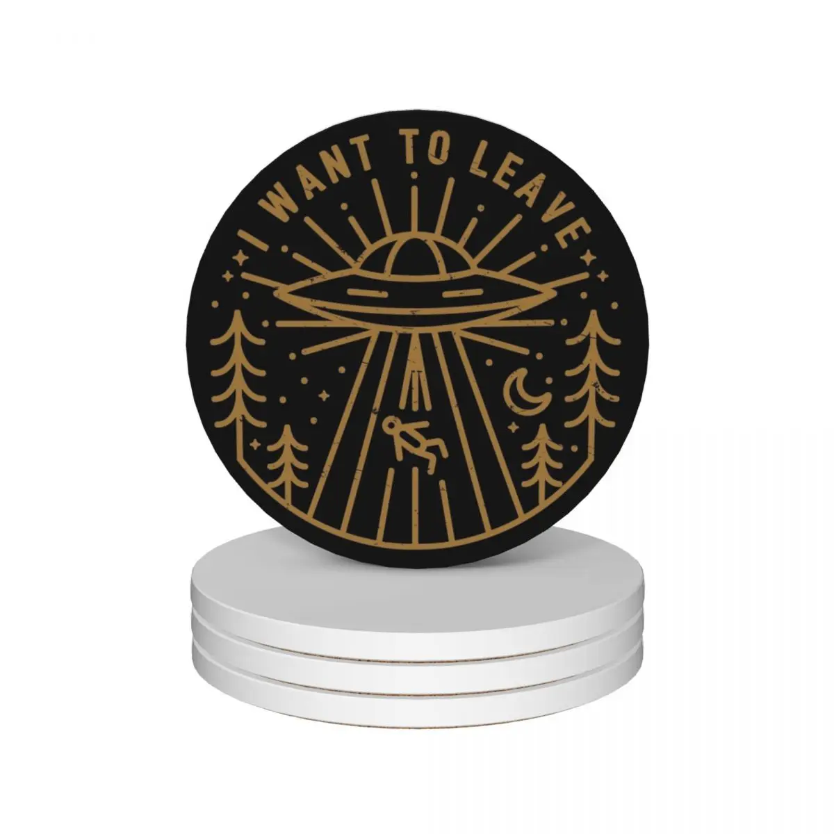I Want To Leave Ceramic Coasters (Set of 4) tea cup holders cute set tea cup holder ceramic set Coasters
I Want To Leave Ceramic Coasters (Set of 4) tea cup holders cute set tea cup holder ceramic set Coasters