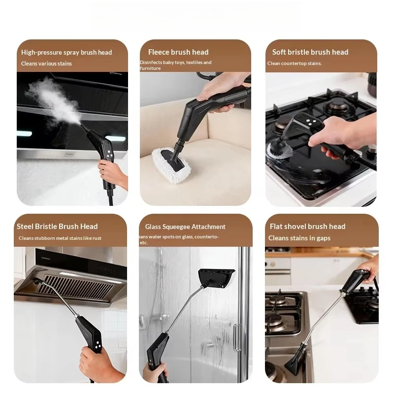 Handheld Steam Cleaner Multi-surface steam cleaner with pressure
Handheld Steam Cleaner Multi-surface steam cleaner with pressure