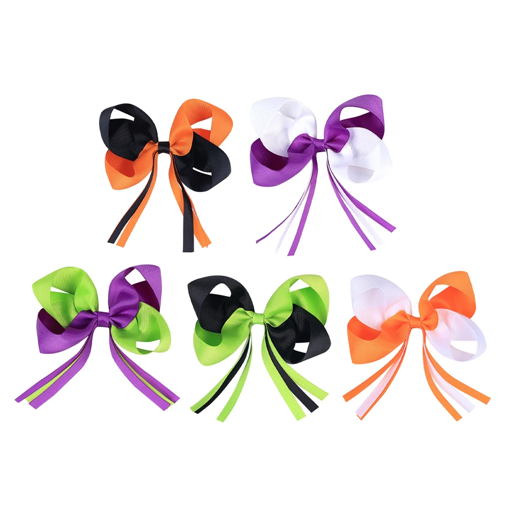 5Pcs Bowknot Hair Clips Double Color Ribbon Kids Hair Accessories Halloween Hair Clips Girls Hair Bow Barrettes Cute Hair Clip
5Pcs Bowknot Hair Clips Double Color Ribbon Kids Hair Accessories Halloween Hair Clips Girls Hair Bow Barrettes Cute Hair Clip