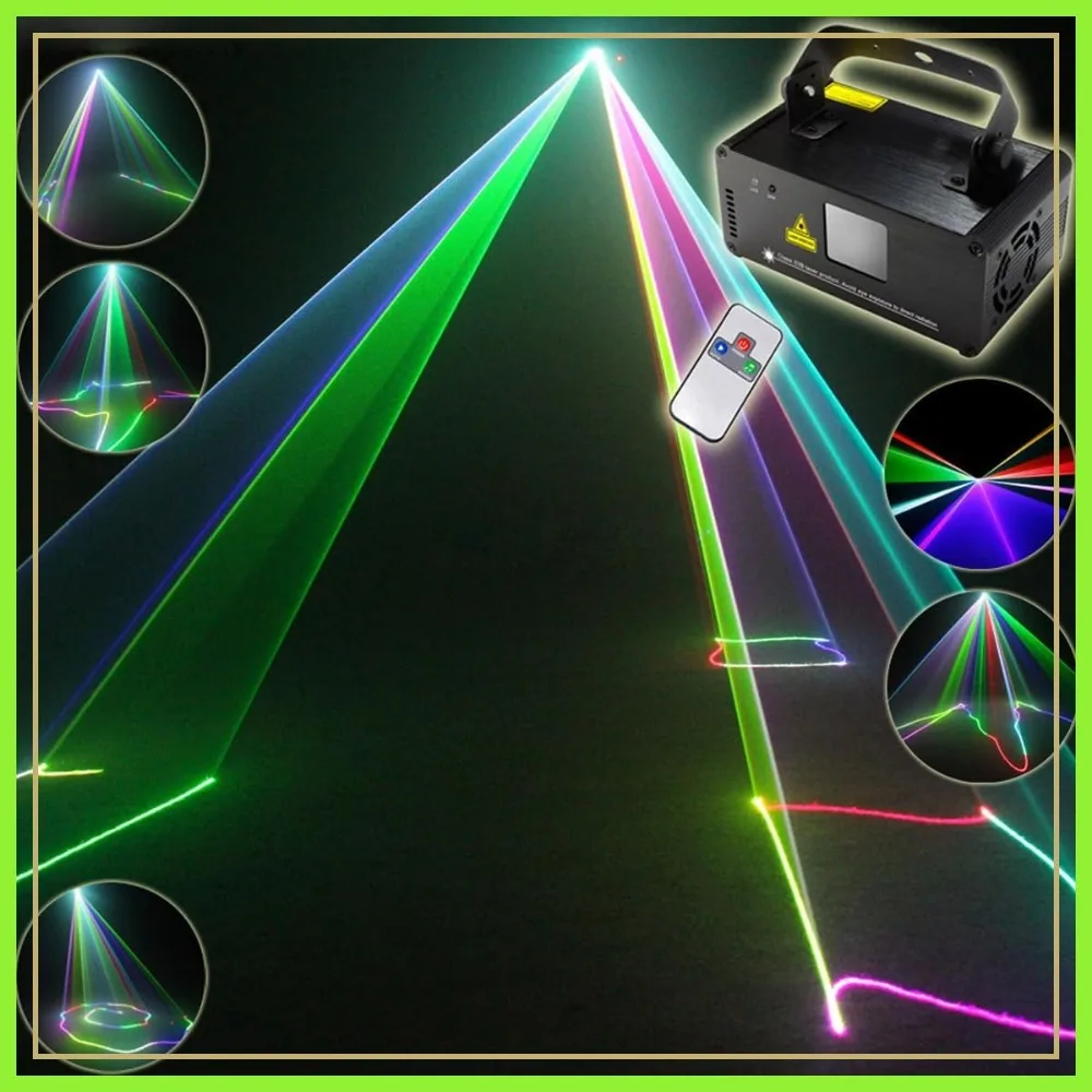 Professional RGB Laser Party Lights, Sound Activated DJ Disco Light, DMX512 Remote Control, Beam Effect for Shows, Clubs, Events
Professional RGB Laser Party Lights, Sound Activated DJ Disco Light, DMX512 Remote Control, Beam Effect for Shows, Clubs, Events