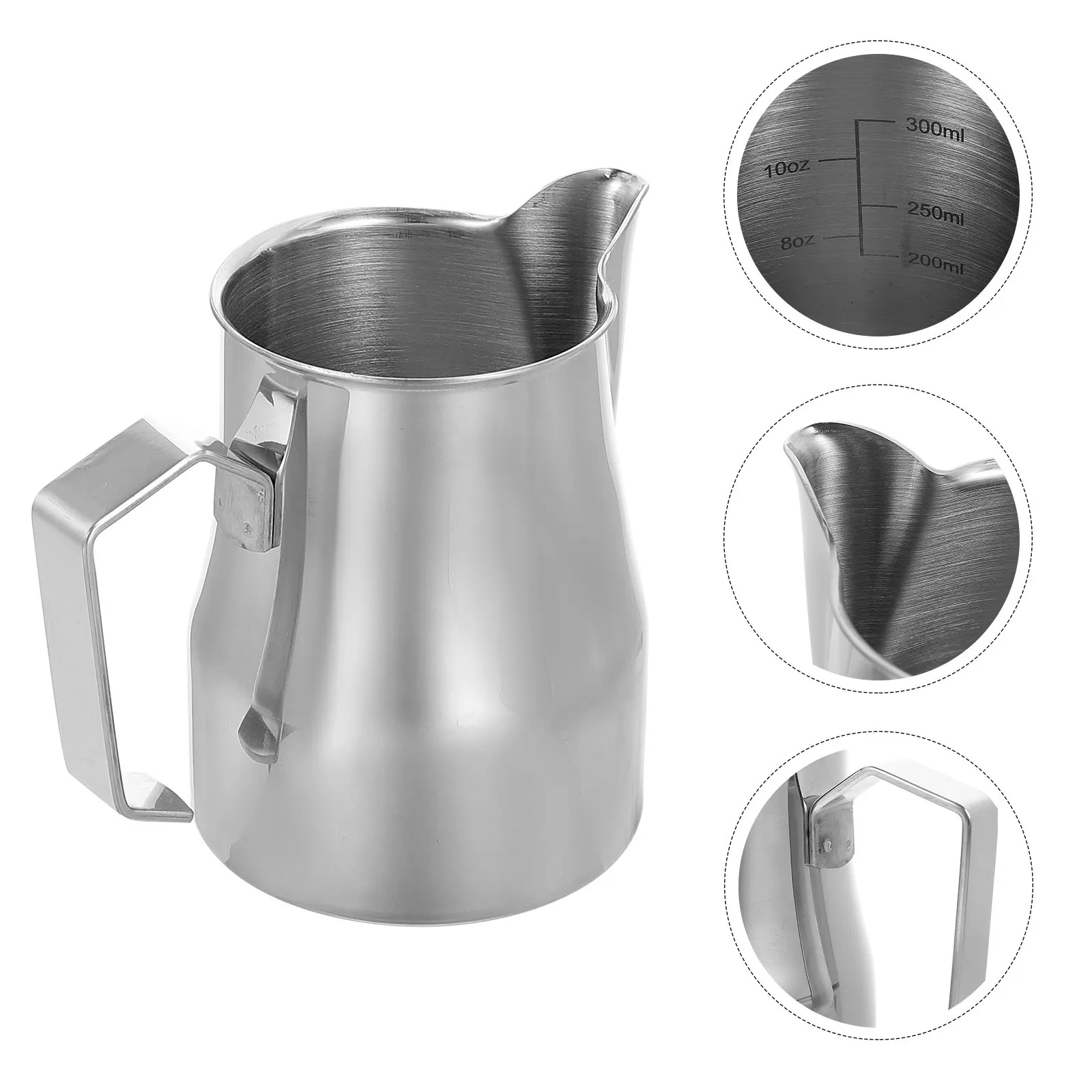 Stainless Steel Milk Frothing Pitcher Lightweight Cup For Espresso Cappuccino Kitchen Supplies H held Portable
Stainless Steel Milk Frothing Pitcher Lightweight Cup For Espresso Cappuccino Kitchen Supplies H held Portable