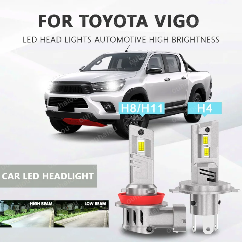 2Pcs H4 H8H11 LED Headlight LED Lights Head Lamp for Car LED Headlight Bulb with heat sink For TOYOTA Vigo
2Pcs H4 H8H11 LED Headlight LED Lights Head Lamp for Car LED Headlight Bulb with heat sink For TOYOTA Vigo