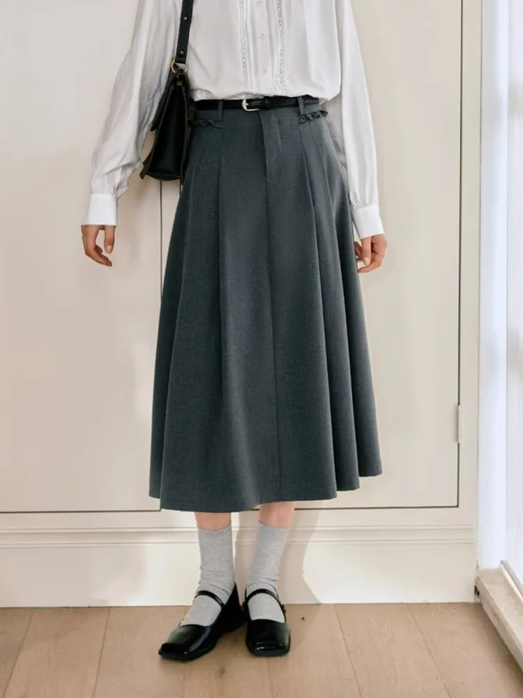 OLrain French Gray Pleated Skirt Women's 2025 Autumn Edible Tree Fungus Midi Skirt Elegant Women's Skirt Tops Ladys O57QB000263
OLrain French Gray Pleated Skirt Women's 2025 Autumn Edible Tree Fungus Midi Skirt Elegant Women's Skirt Tops Ladys O57QB000263