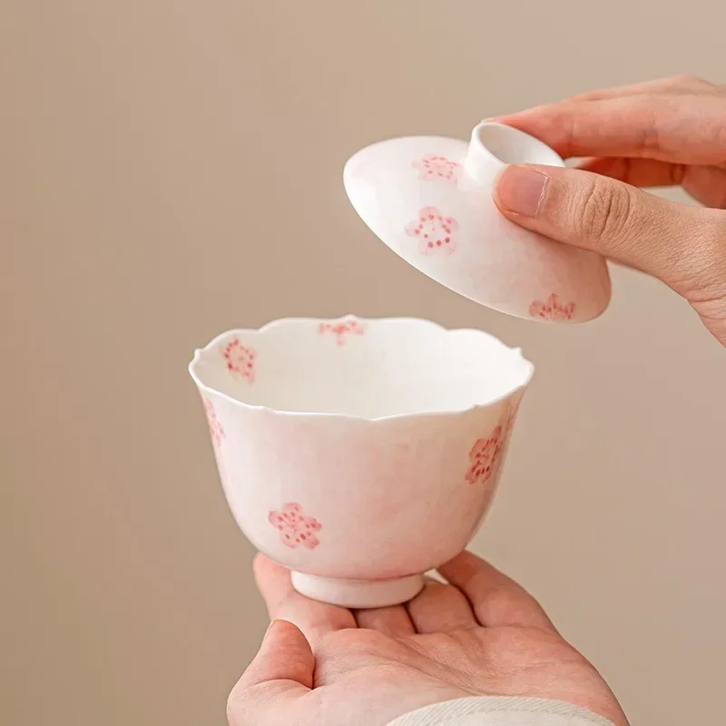 Ручная роспись, Sakura Chinese розовый фарфоровый Gaiwan для чайного тюрбана с крышкой, столовый набор для чая, чашки, цветы, Шаван, лилия
Ручная роспись, Sakura Chinese розовый фарфоровый Gaiwan для чайного тюрбана с крышкой, столовый набор для чая, чашки, цветы, Шаван, лилия