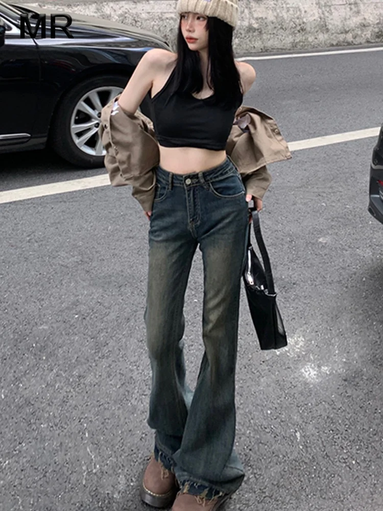 American Retro High Waist Bell Bottom Jeans Women's Summer New Style Slimming Small Size Straight Leg Jeans Denim Pants
American Retro High Waist Bell Bottom Jeans Women's Summer New Style Slimming Small Size Straight Leg Jeans Denim Pants