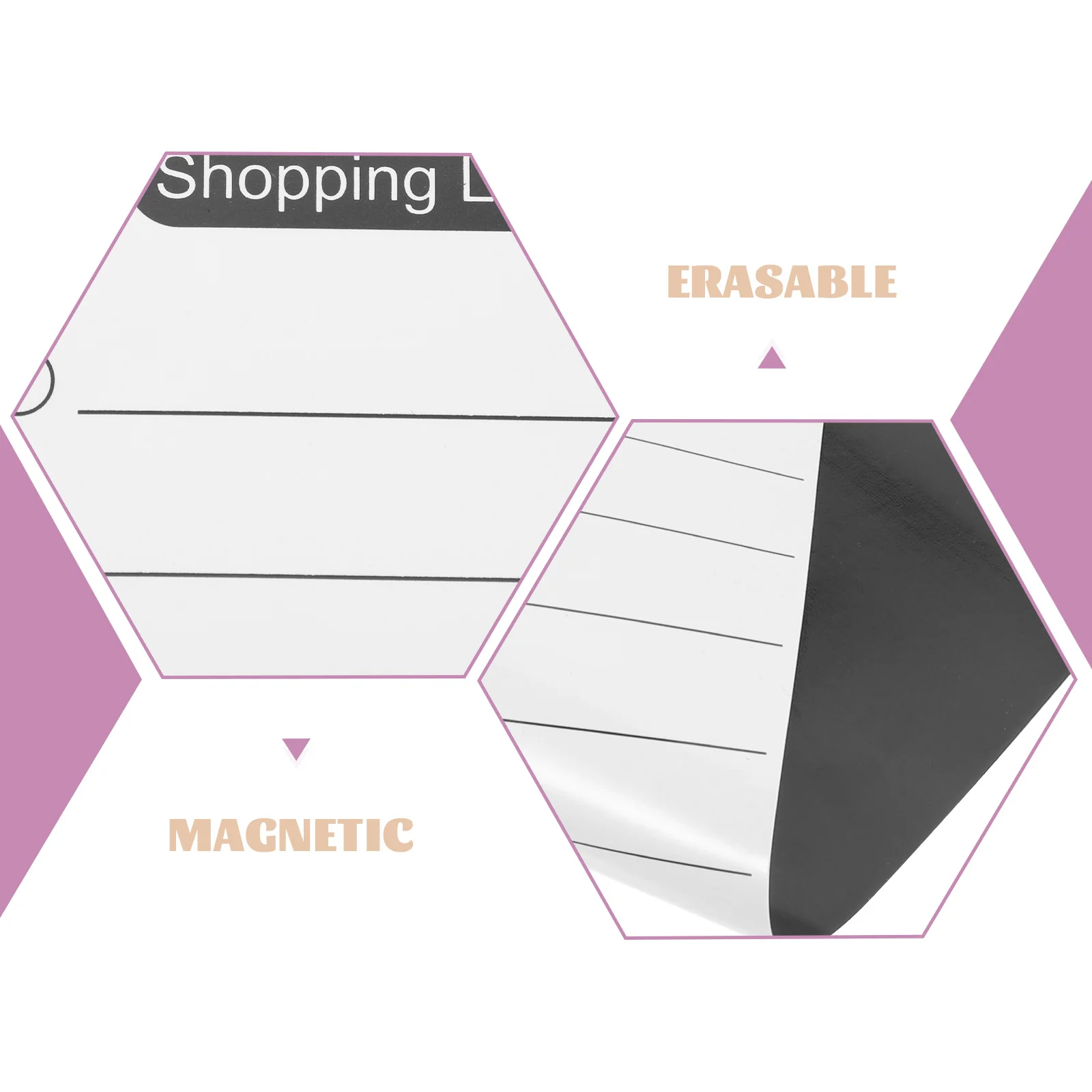 2pcs Magnetic Whiteboard Erasable Blackboard Reusable Fridge Notepad Refrigerator Mini Smooth Writing Kitchen for Office
2pcs Magnetic Whiteboard Erasable Blackboard Reusable Fridge Notepad Refrigerator Mini Smooth Writing Kitchen for Office