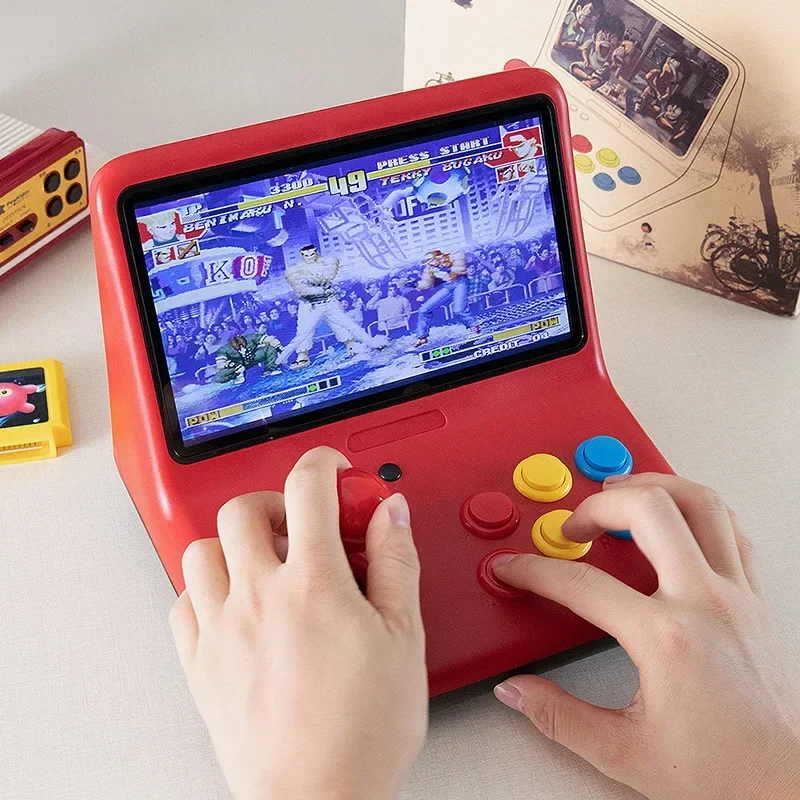 9-Inch IPS large screen 2024 new small arcade desktop double joystick game console
9-Inch IPS large screen 2024 new small arcade desktop double joystick game console