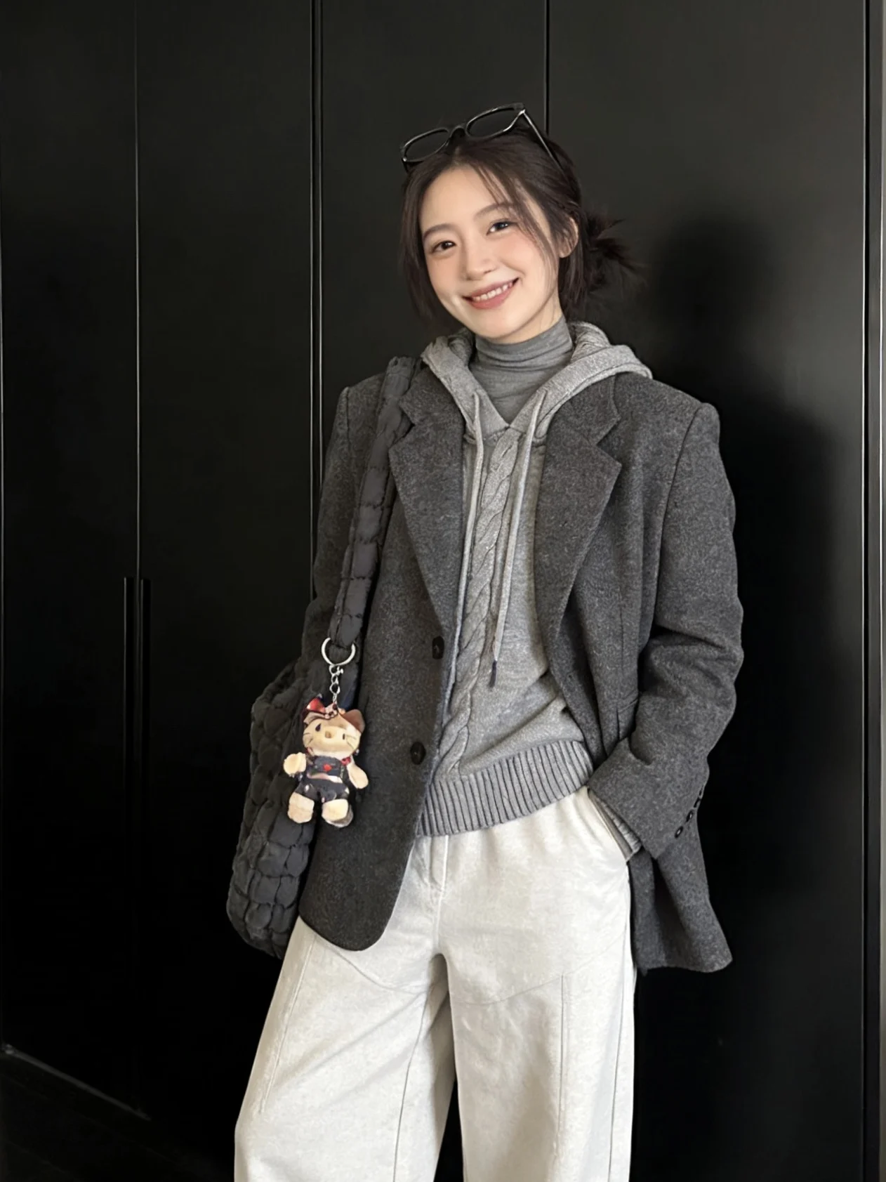 Retro American Sle Women's Woolen Suit Jaet Loose Long Sve Lazy Faion Spring Outerwear Ele Top Quali Polyester
Retro American Sle Women's Woolen Suit Jaet Loose Long Sve Lazy Faion Spring Outerwear Ele Top Quali Polyester