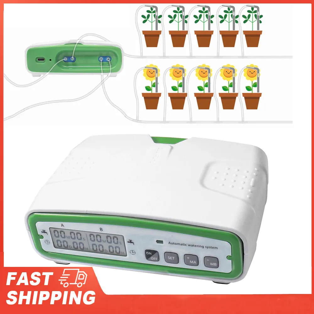 Автоматическая система полива с двойным насосом, ирригационный комплект с 30-дневным программируемым таймером воды для внутренней садовой теплицы, гидропоники
Автоматическая система полива с двойным насосом, ирригационный комплект с 30-дневным программируемым таймером воды для внутренней садовой теплицы, гидропоники