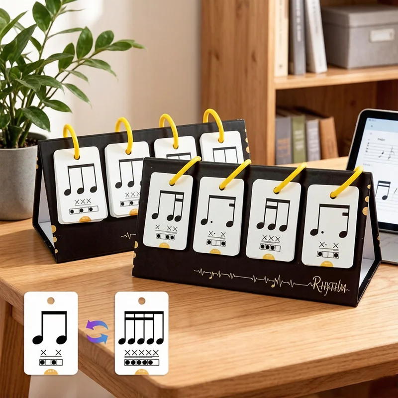 72PCS Early Education Music Learning Cards Note Instrument Rhythm Cognition Flashcards Tabletop Educational Enlightenment Gifts
72PCS Early Education Music Learning Cards Note Instrument Rhythm Cognition Flashcards Tabletop Educational Enlightenment Gifts