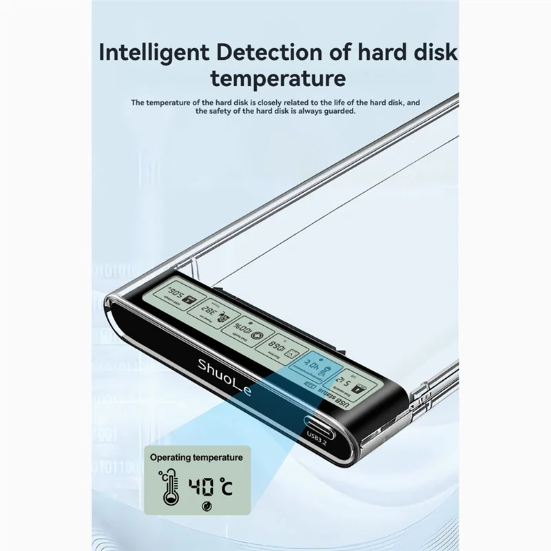 Shuole 2.5 Inch HDD Case SATA To USB3.2 Hard Drive Enclosure For SSD Disk HDD Box 5Gbps Type-C Case HD External HDD Enclosure
Shuole 2.5 Inch HDD Case SATA To USB3.2 Hard Drive Enclosure For SSD Disk HDD Box 5Gbps Type-C Case HD External HDD Enclosure