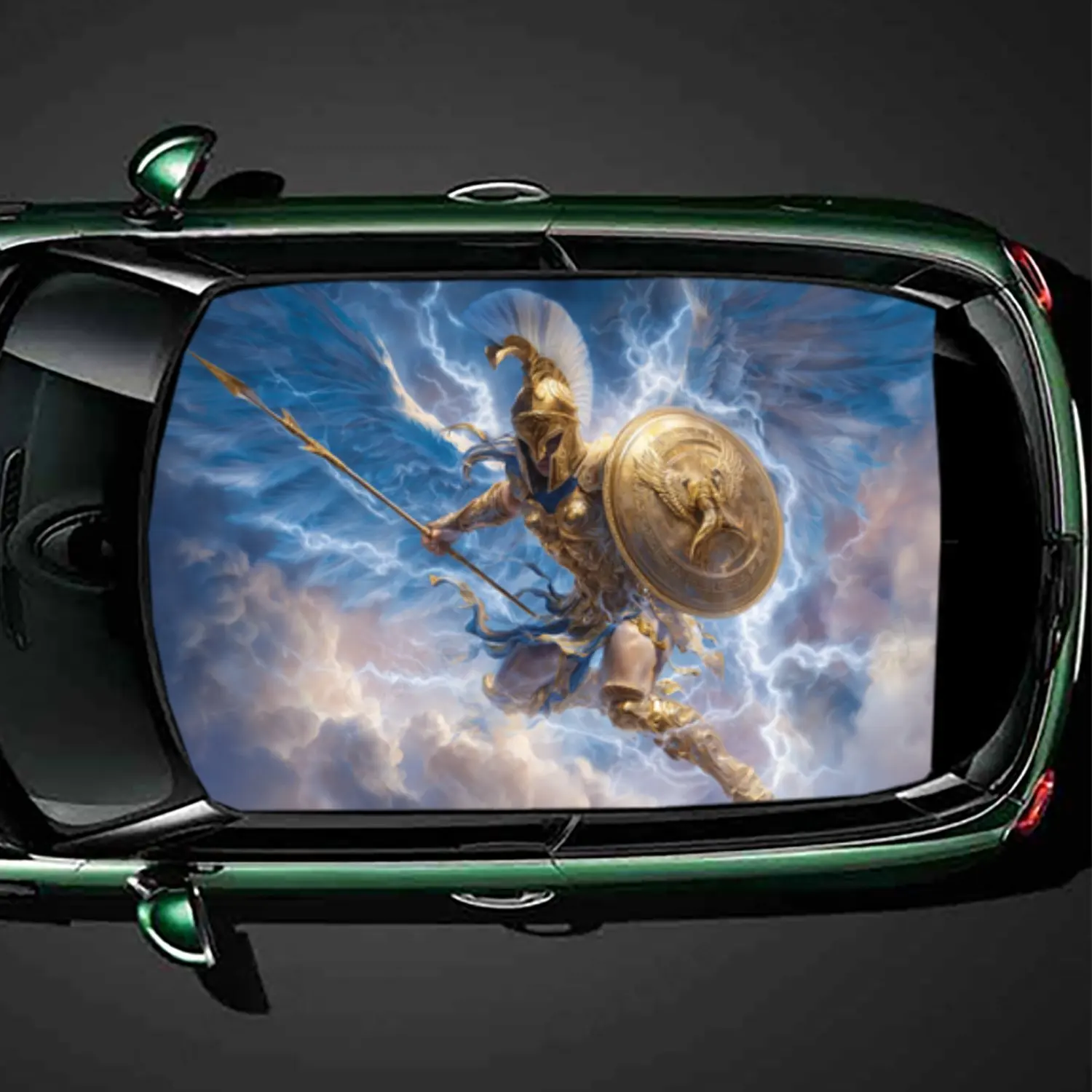 God of War Descends Print PVC Car Roof Sticker, Self-Adhesive Waterproof Car vinyl Decal, Car Decoration Protection Stickers, Ea
God of War Descends Print PVC Car Roof Sticker, Self-Adhesive Waterproof Car vinyl Decal, Car Decoration Protection Stickers, Ea