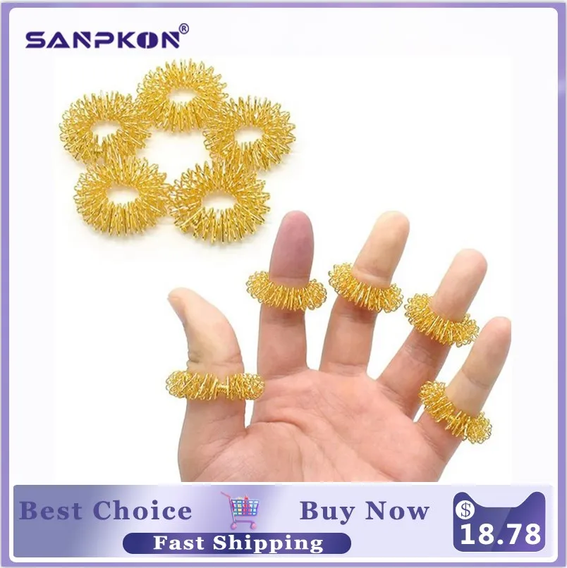 100PCS Stainless Steel Finger Massage Relaxation Ring Acupuncture And Moxibustion Pain Relief Pressure Health Massager
100PCS Stainless Steel Finger Massage Relaxation Ring Acupuncture And Moxibustion Pain Relief Pressure Health Massager