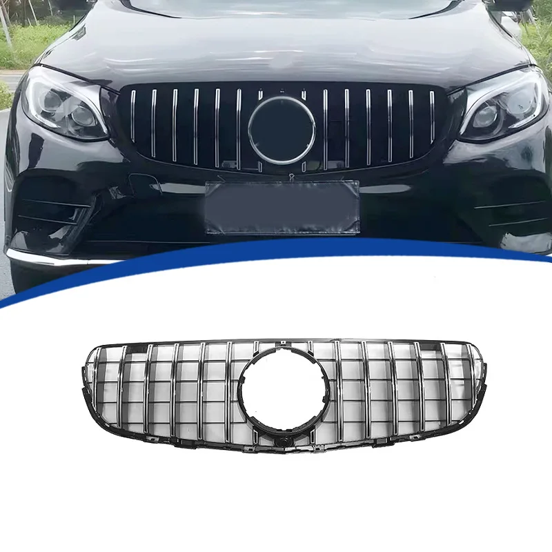 For 2016-2019 Mercedes Benz GLC X253 GT Style ABS Plastic Racing Grille Body Kit Direct Replacement Gloss Black
For 2016-2019 Mercedes Benz GLC X253 GT Style ABS Plastic Racing Grille Body Kit Direct Replacement Gloss Black