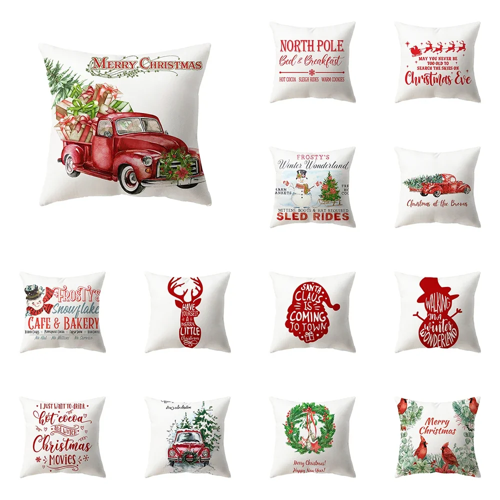 Christmas Theme Decoration Printing Pattern Cushion Cover Home Living Room Sofa Pillow
Christmas Theme Decoration Printing Pattern Cushion Cover Home Living Room Sofa Pillow