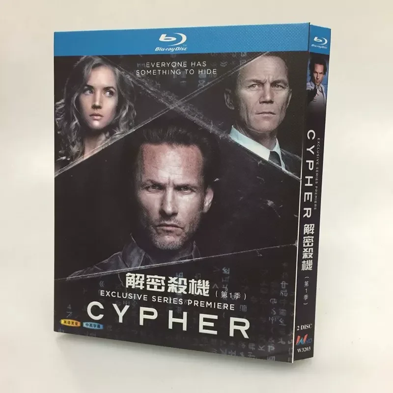 BD Blu-ray High Definition Action Crime American Drama Decryption Killing Cypher Season 1 Two Disc Box
BD Blu-ray High Definition Action Crime American Drama Decryption Killing Cypher Season 1 Two Disc Box