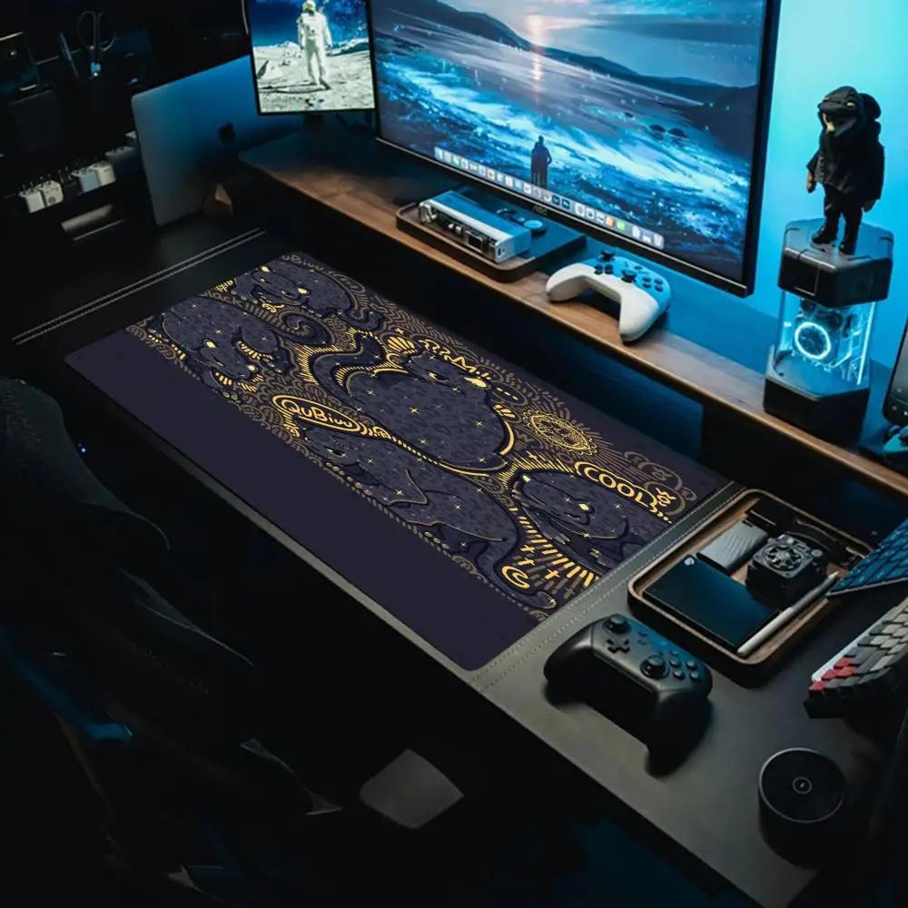 Dark Night Panther cool large gaming mouse pad, mouse pad player rubber anti-wrinkle non-slip bottom table mat
Dark Night Panther cool large gaming mouse pad, mouse pad player rubber anti-wrinkle non-slip bottom table mat