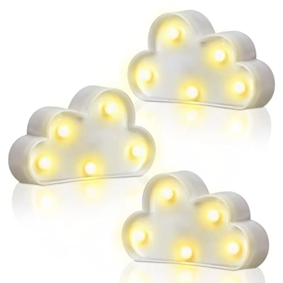 3 Pcs LED Cloud Night Light Can Be Hung On The Wall Room Room Light, Suitable for Birthday Party Holiday Decoration Baby Room N
3 Pcs LED Cloud Night Light Can Be Hung On The Wall Room Room Light, Suitable for Birthday Party Holiday Decoration Baby Room N