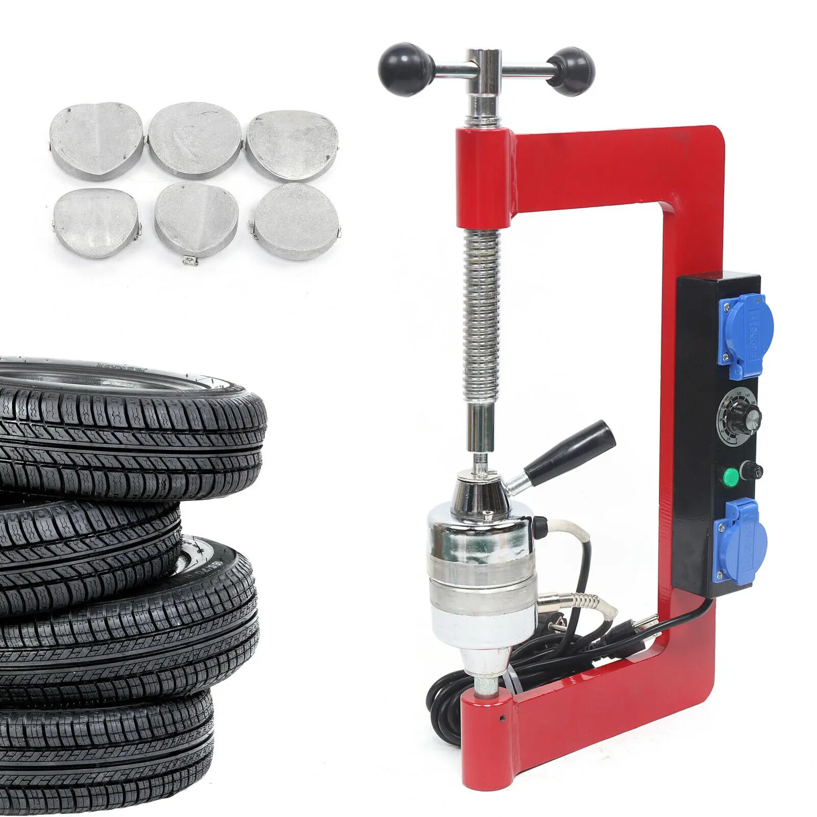 1PC Iron Auto Tire Vulcanizer Timing Function High Efficiency Durable - Auto Repair Shop/Garage Tire Heating Repair Machine
1PC Iron Auto Tire Vulcanizer Timing Function High Efficiency Durable - Auto Repair Shop/Garage Tire Heating Repair Machine