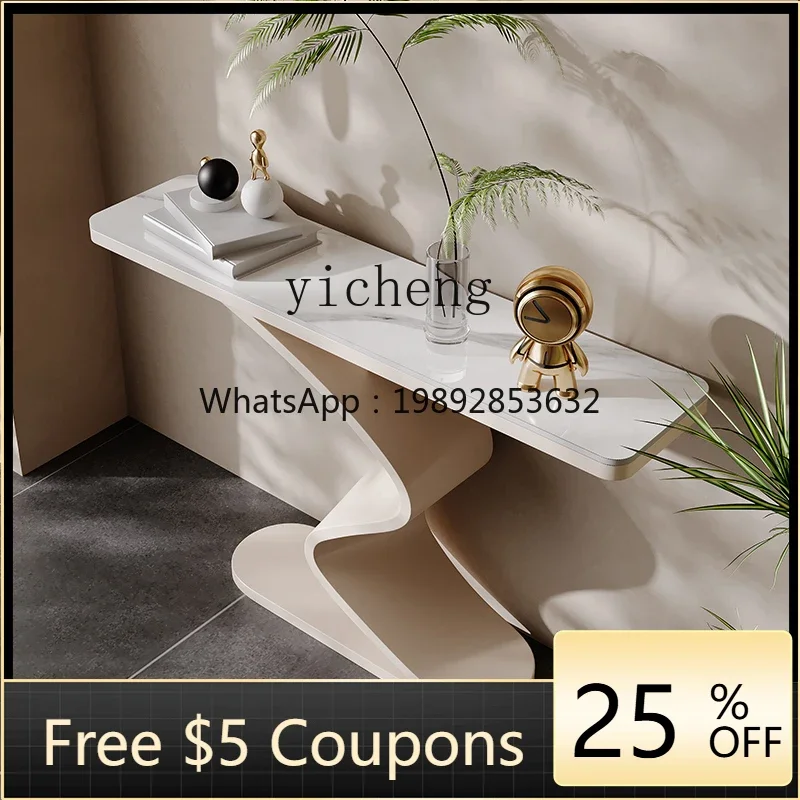 ABB rock slab entrance table, light luxury, against the wall to enter the home, facing the foyer cabinet corridor storage strip
ABB rock slab entrance table, light luxury, against the wall to enter the home, facing the foyer cabinet corridor storage strip