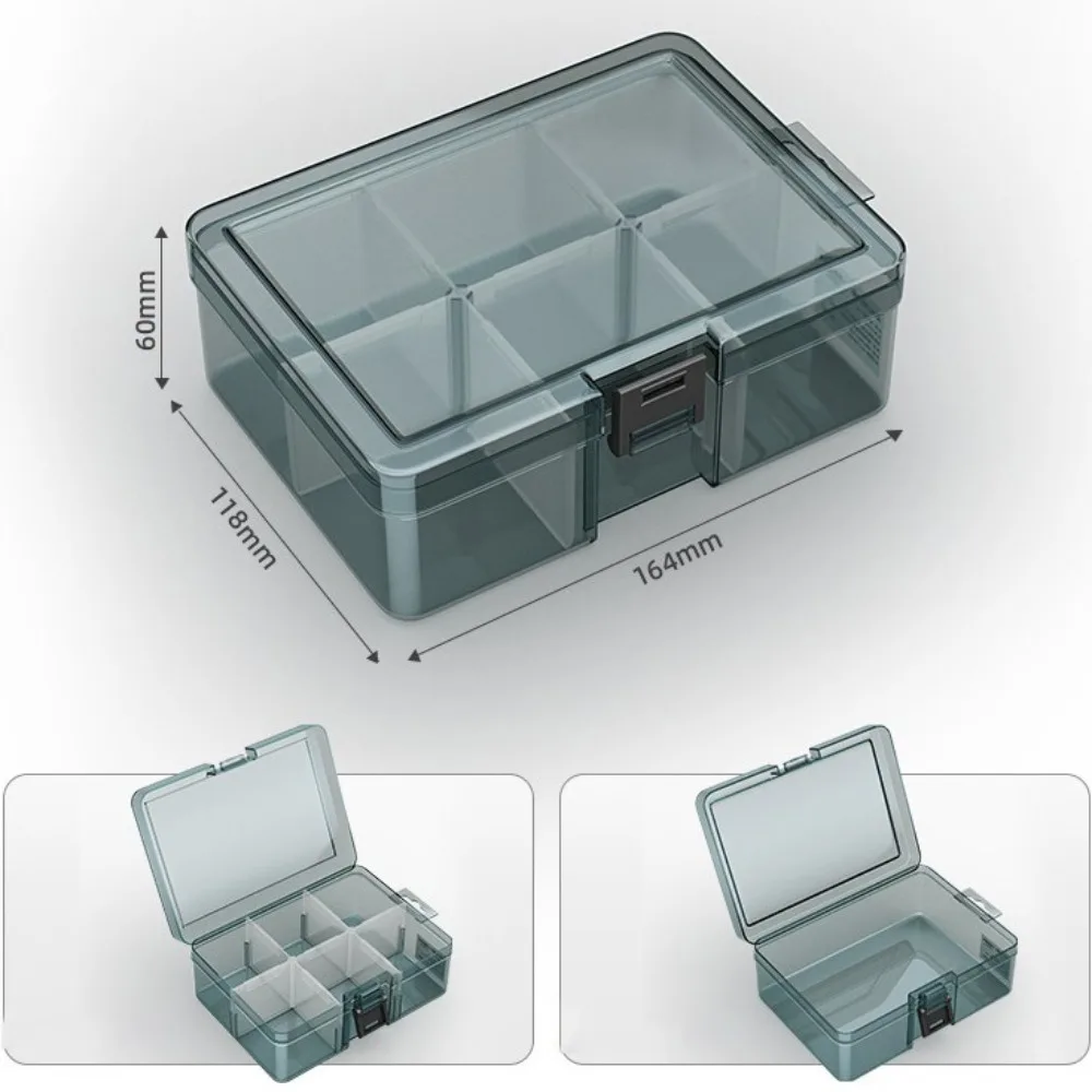 Thickened Plastic Tool Parts Box Drill Bit Accessories Removable Grid Tool Classification Case Transparent Multifunction
Thickened Plastic Tool Parts Box Drill Bit Accessories Removable Grid Tool Classification Case Transparent Multifunction